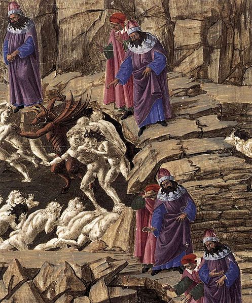 Dimensão Estética: O Inferno de Dante, por Botticelli